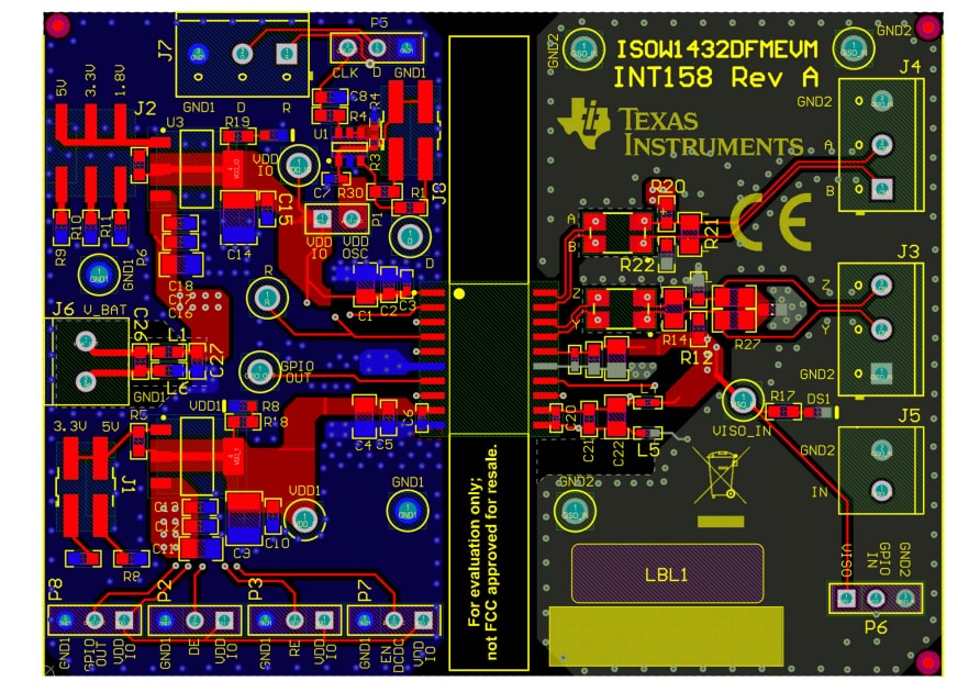 Texas Instruments ISOW1432DFMEVM Evaluierungsmodul