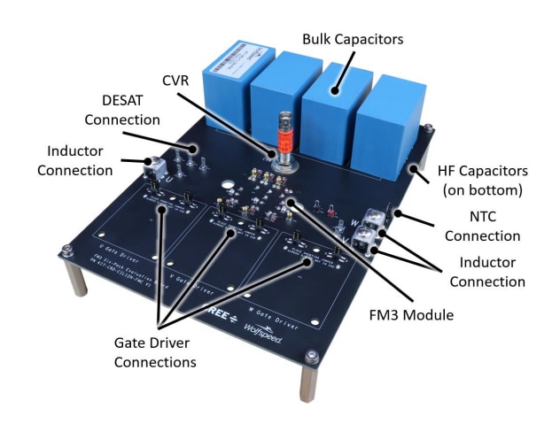 Wolfspeed KIT-CRD-CIL12N-FMC WolfPACK™ FM3 6-Pack-Evaluierungsboard