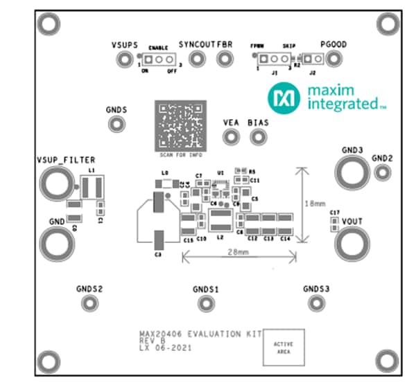 Analog Devices / Maxim Integrated MAX20406 Evaluierungskit