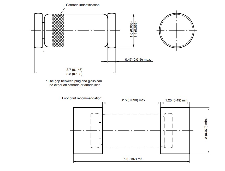 Vishay Semiconductors MiniMELF-Dioden