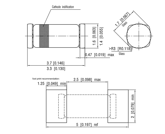 Vishay Semiconductors QuadroMELF-Dioden