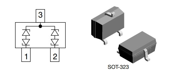 Vishay Semiconductors VCAN26 BiSy ESD-Schutzdioden