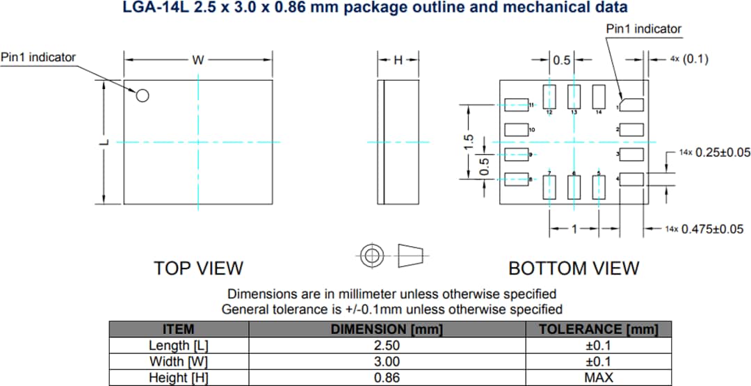 STMicroelectronics LSM6DSO32XTR iNEMO-Trägheitsmodul