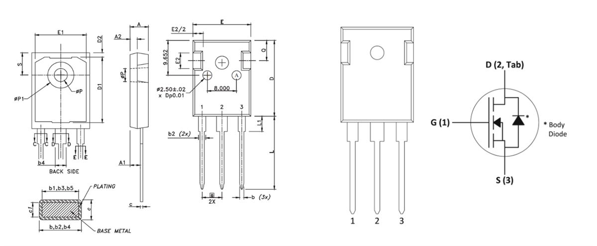 IXYS LSIC1MO170E0750 n-Kanal-SiC-MOSFET