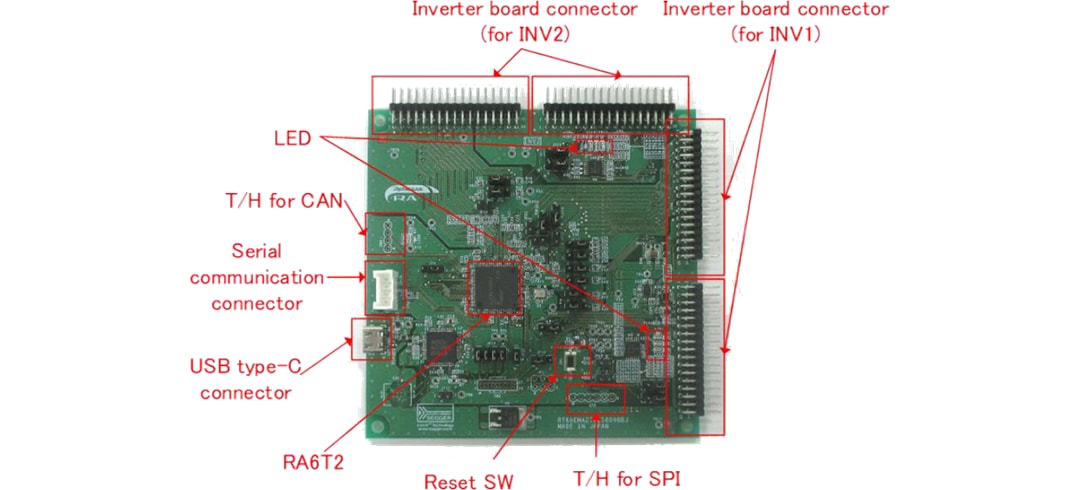 Renesas Electronics RA6T2 Motorsteuerungskit