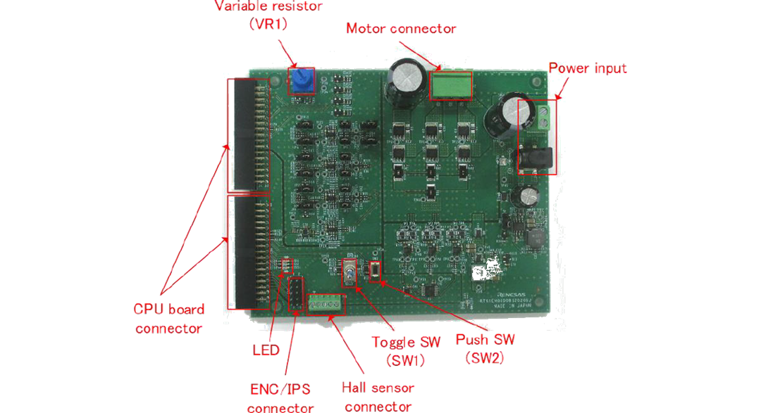 Renesas Electronics RA6T2 Motorsteuerungskit
