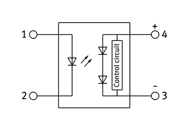 Schaltplan - Panasonic Industrial Devices APV-Hochleistungs-Photovoltaik-MOSFET-Treiber