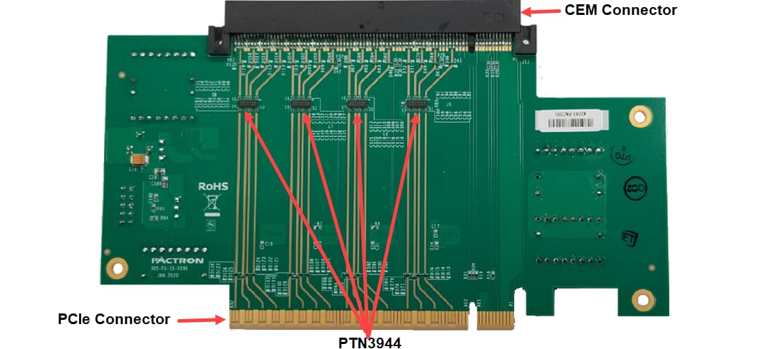 NXP Semiconductors PTN3944EVM-KIT PCIe-4-Evaluierungsboard