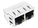Pulse Electronics E5J88 verriegelbare/aufklappbare RJ45 Industriesteckverbinder