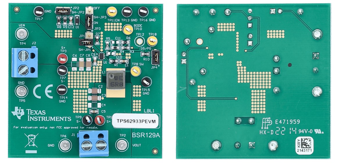 Texas Instruments TPS62933PEVM Evaluierungsmodul