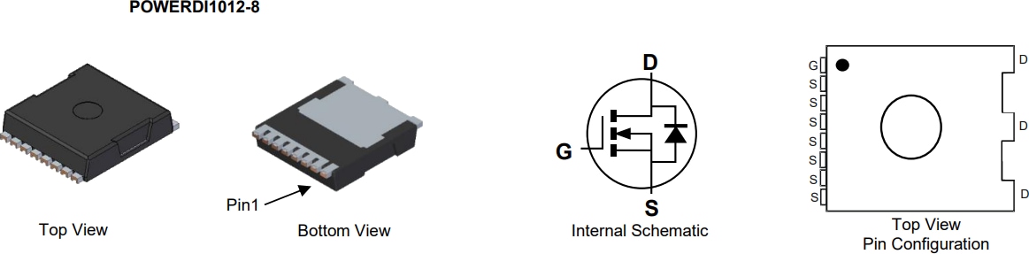 Schaltplan - Diodes Incorporated DMTH10H2M5STLWQ Automotive Enhancement-Mode-MOSFET