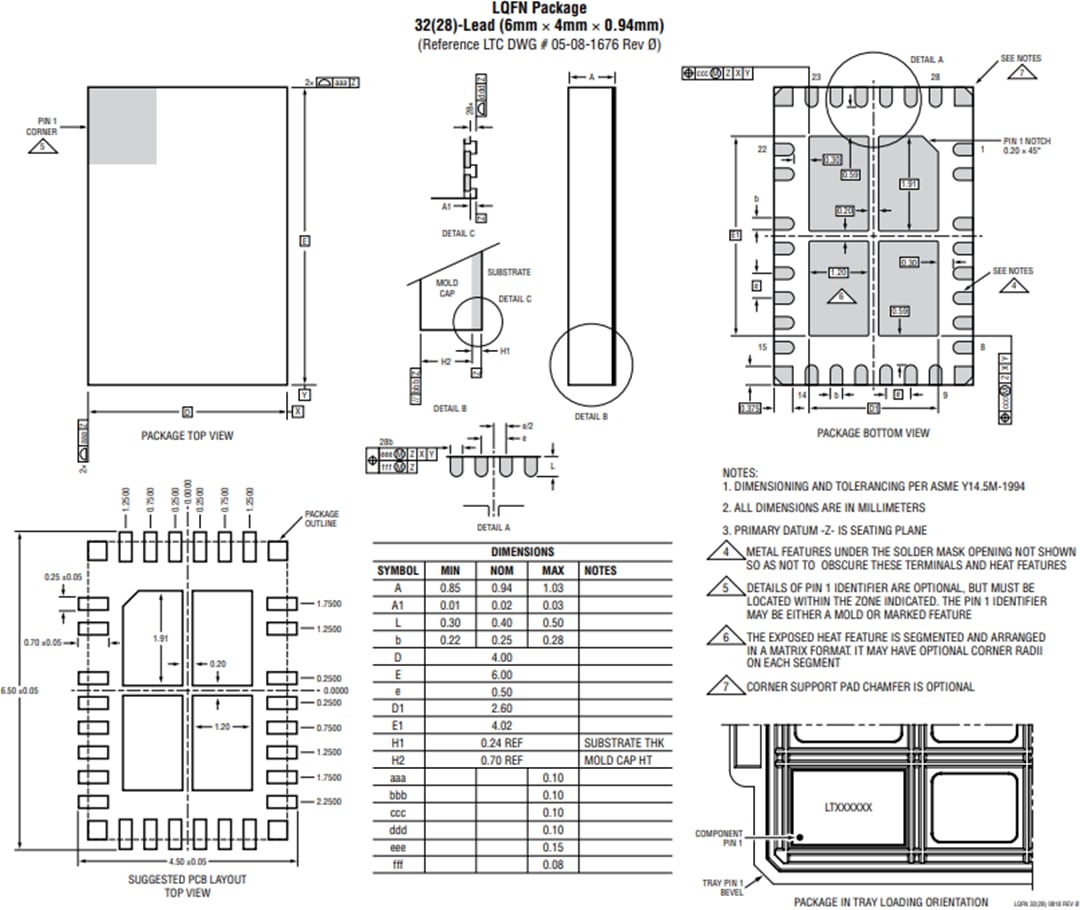 Technische Zeichnung - Analog Devices Inc. LT8350/LT8350S Synchrone Buck-Boost-Wandler