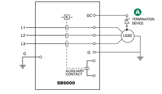 Schaltplan - Littelfuse SB5000 Industrial Shock Block
