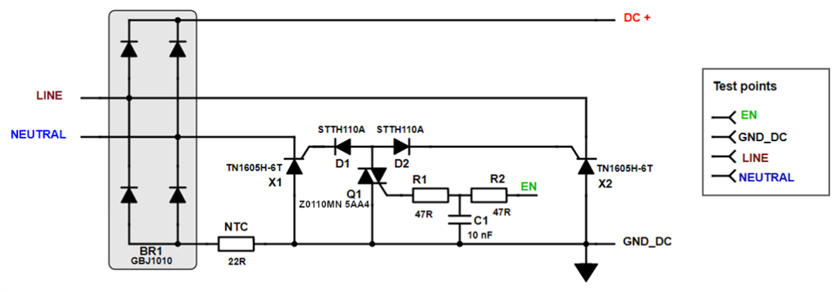 STMicroelectronics STEVAL-SCR002V1 Einschaltstrombegrenzer