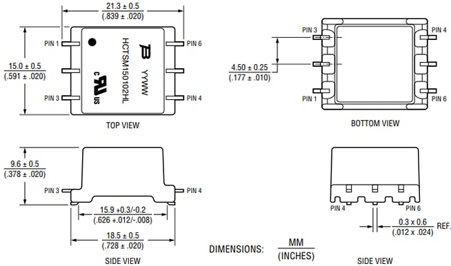 Bourns HCTSM150102HL Isolationstransformator