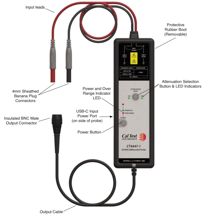 Cal Test Electronics CT4447 Hochspannungs-Differential-Sonden