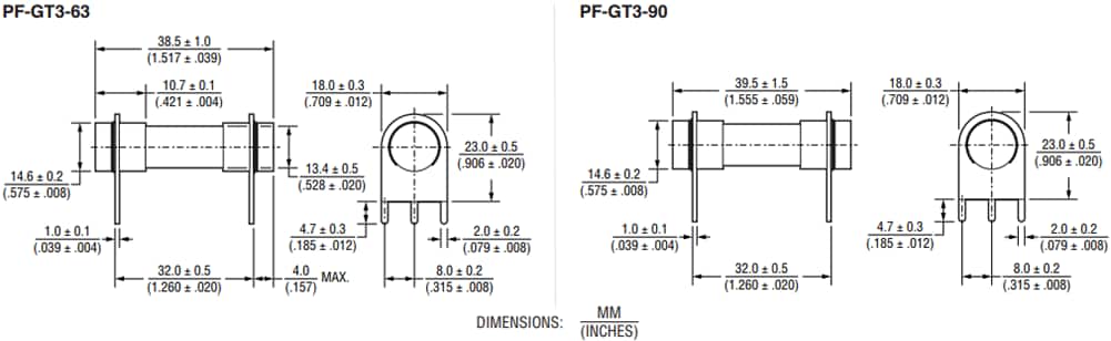 Bourns PF-G POWrFuse™ Hochleistungssicherungen