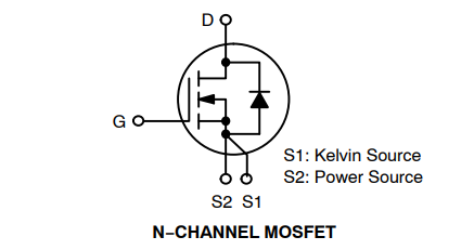 Applikations-Schaltungsdiagramm - onsemi NTH4L020N090SC1 Siliziumkarbid(SiC)-MOSFET