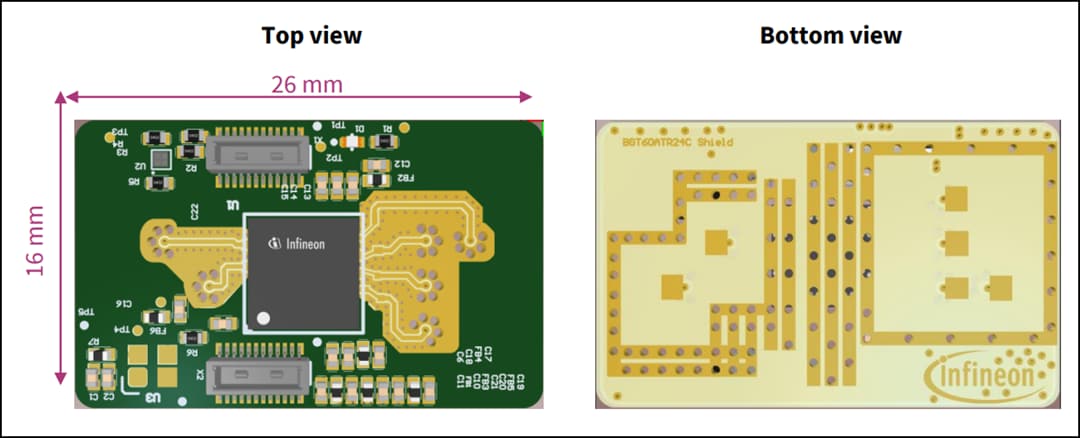 Infineon Technologies SHIELD_60ATR24ES_01 Demoplatine