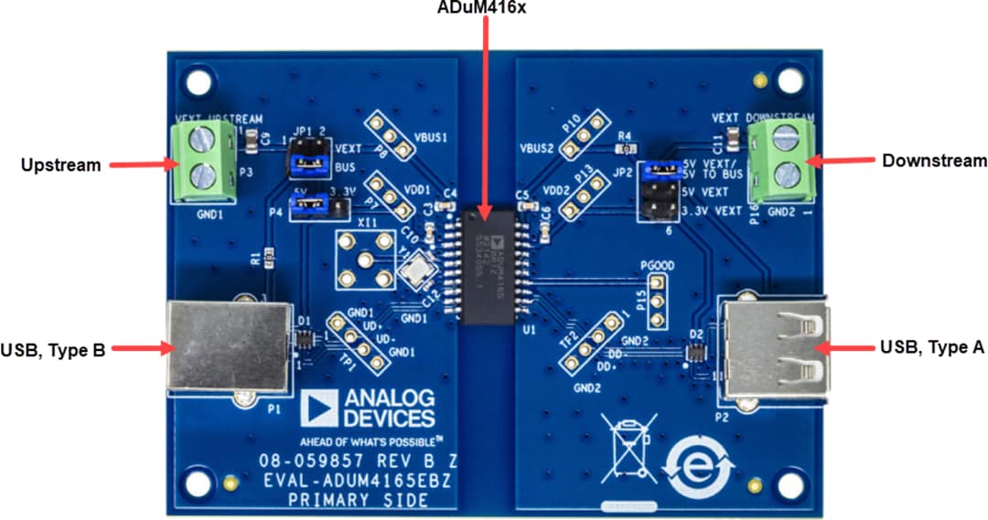 Analog Devices Inc. EVAL-ADuM4165 und EVAL-ADuM4166 Evaluierungsboards