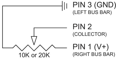 Schematic - Spectra Symbol ThinPot Potentiometers