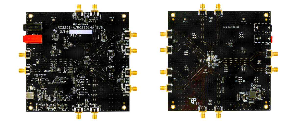 Renesas Electronics RC32514A-EVK FemtoClock™ 2 Evaluierungskit