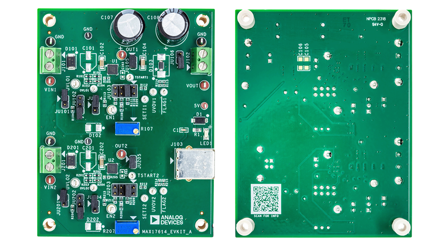 Analog Devices / Maxim Integrated MAX17614EVKIT Evaluierungskit