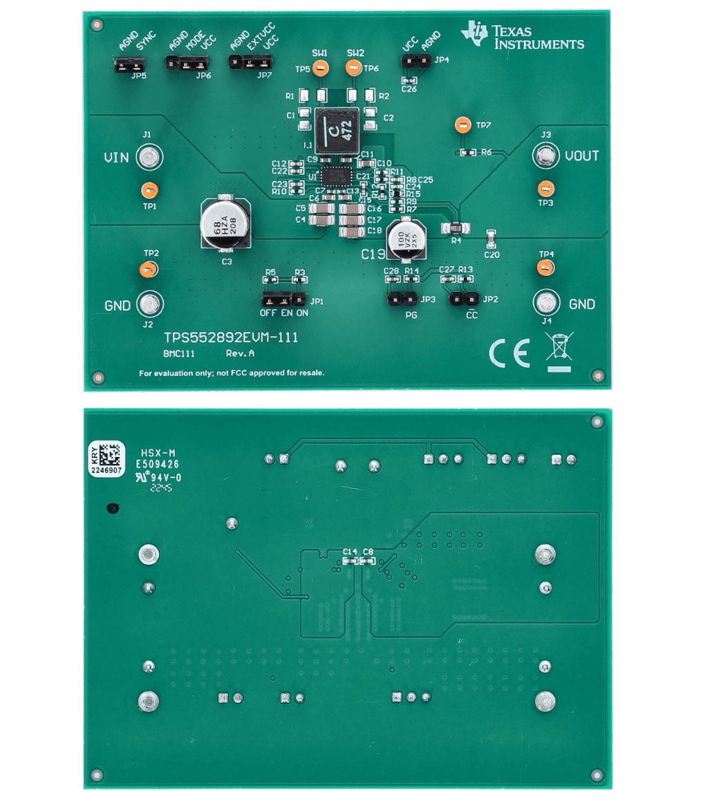 Texas Instruments TPS552892EVM-111 Evaluierungsmodul