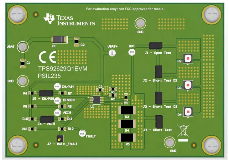 Texas Instruments TPS92629Q1EVM Evaluierungsmodul