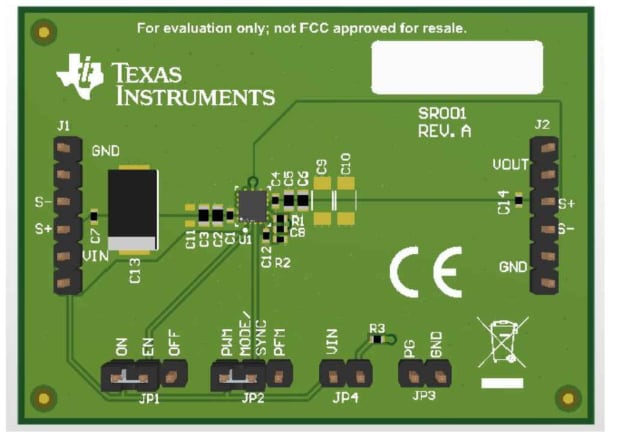 Schaltungsanordnung - Texas Instruments TPSM82851xEVM Evaluierungsmodule