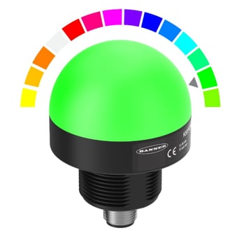 Tabelle - Banner Engineering K50 Pro 50 mm Programmierbare Multicolor-Anzeigen