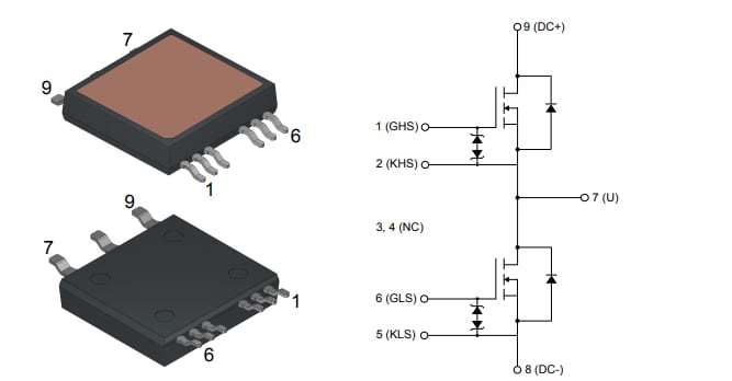Schaltungsanordnung - STMicroelectronics SH63N65DM6AG Leistungs-MOSFET