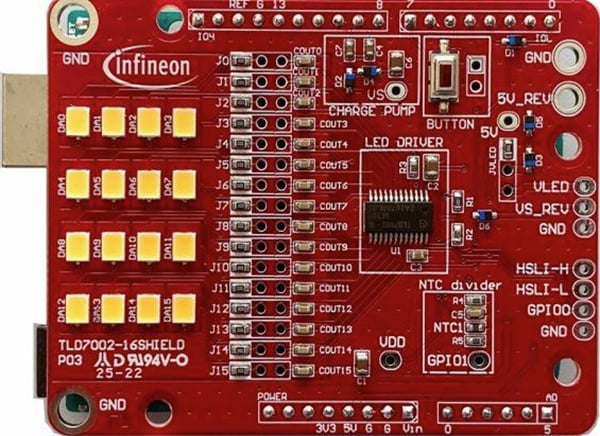 Infineon Technologies TLD7002 LED-Development Tools