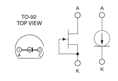 Linear Integrated Systems J500 Current Regulating Diodes