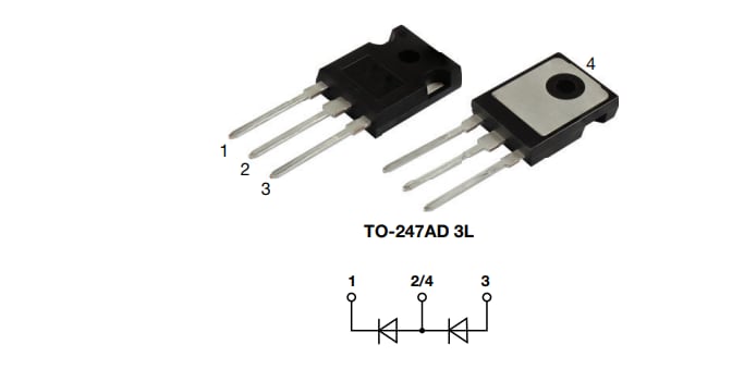 Applikations-Schaltungsdiagramm - Vishay Semiconductors SEP4512 Phasenzweig-Hochspannungs-Standardgleichrichter