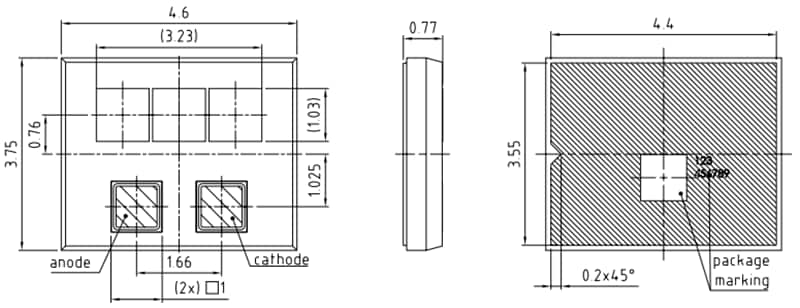 ams OSRAM KW2 C2LNL3.TK und KW3 C3LNL3.TK OSLON® Submontage PL