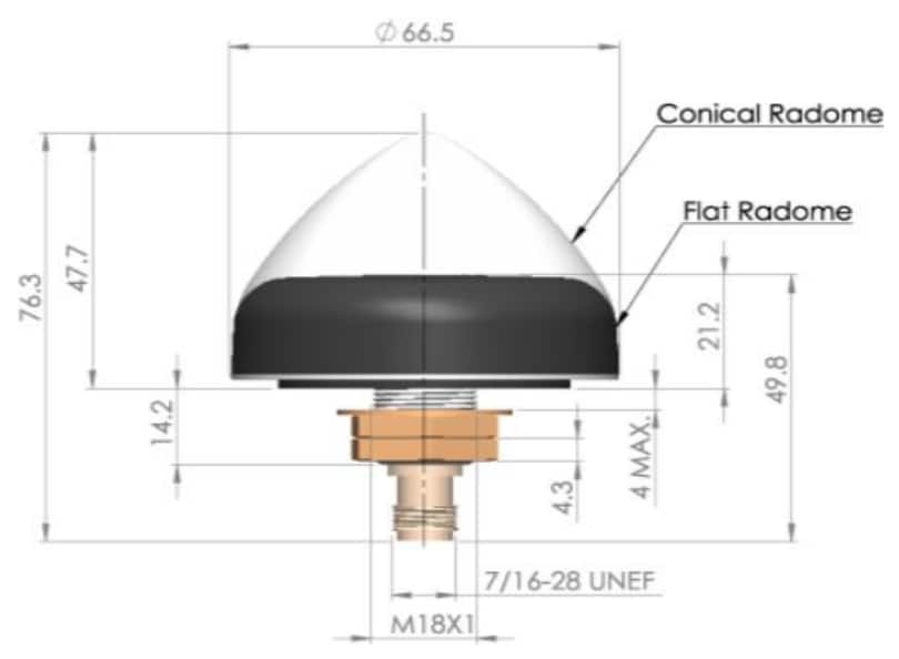 Tallysman TW3885T Dual-Band Timing GNSS Antennas