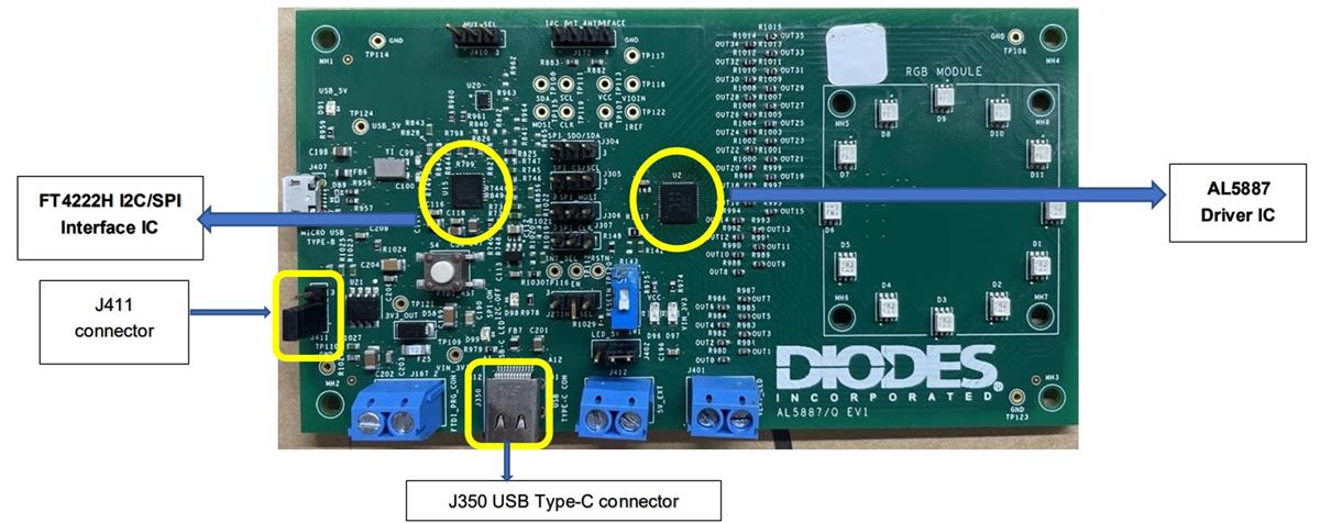 Diodes Incorporated AL5887EV1 Demonstrationsplatine