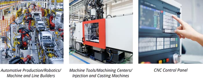 Infografik - Molex Brad M12-Leistungssteckverbindersysteme mit L-Code