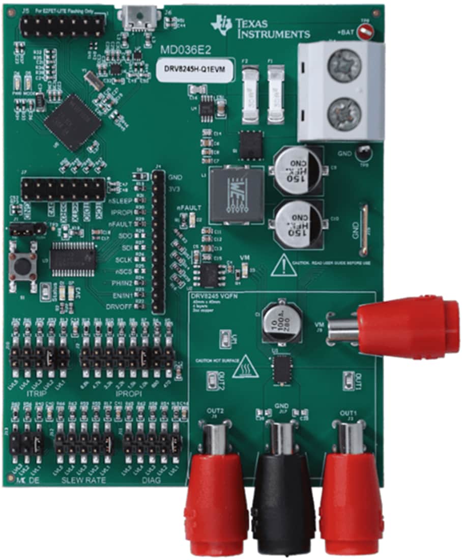 Technische Zeichnung - Texas Instruments DRV8245H-Q1EVM Treiber-Evaluierungsmodul (evm)