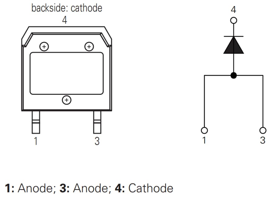 Tabelle - IXYS DSEP60-06AZ 600 V Schnelle 60 A Freilaufdiode