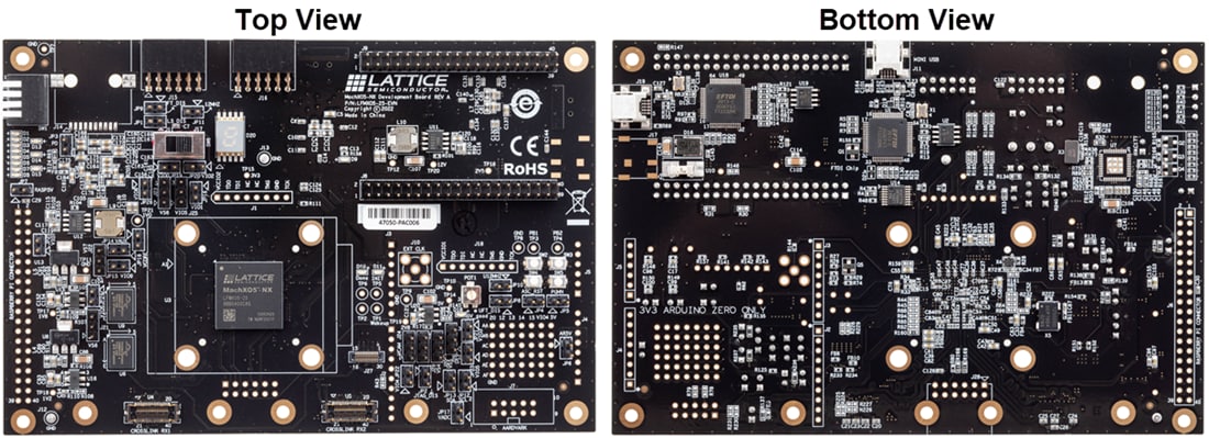 Technische Zeichnung - Lattice Semiconductor MachXO5-NX Development Board