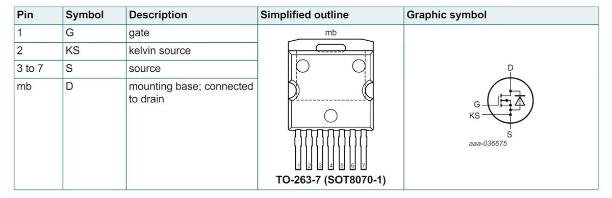 Applikations-Schaltungsdiagramm - Nexperia NSF0x0120 n-Kanal-SiC-MOSFETs
