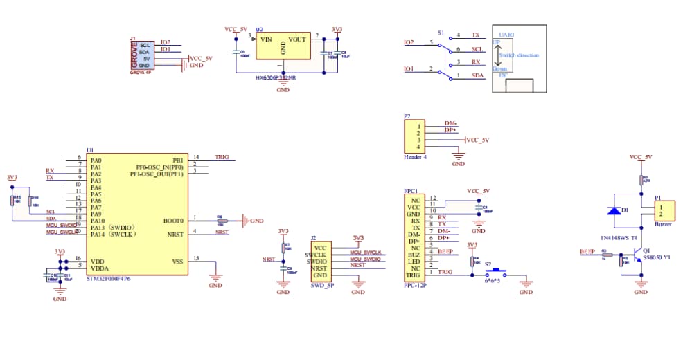 Schematic - M5Stack U173 QRCode Unit