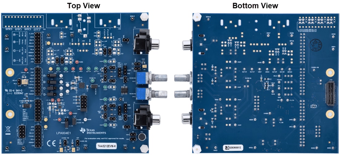 Technische Zeichnung - Texas Instruments TAx5x12EVM-K Evaluierungsmodule (EVMs)