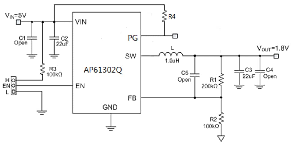 Diodes Incorporated AP61302Q Evaluierungsboard