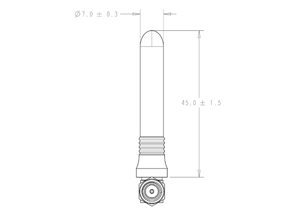 Tabelle - TE Connectivity / Linx Technologies L000503-x LTE/5G-Einzelband-Monopol-Antennen
