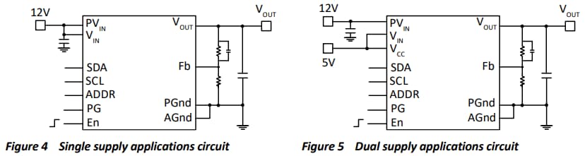 Schaltplan - TDK FS100x µPOL-DC/DC-Wandler