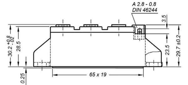 Tabelle - IXYS MCMA140P1600TA-NI Thyristormodule