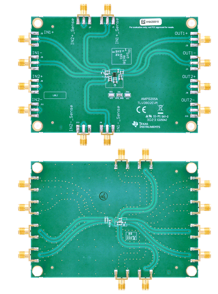 Texas Instruments TLV3802EVM Evaluierungsmodul